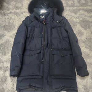 Moose knuckles big ridge parka navy blue
